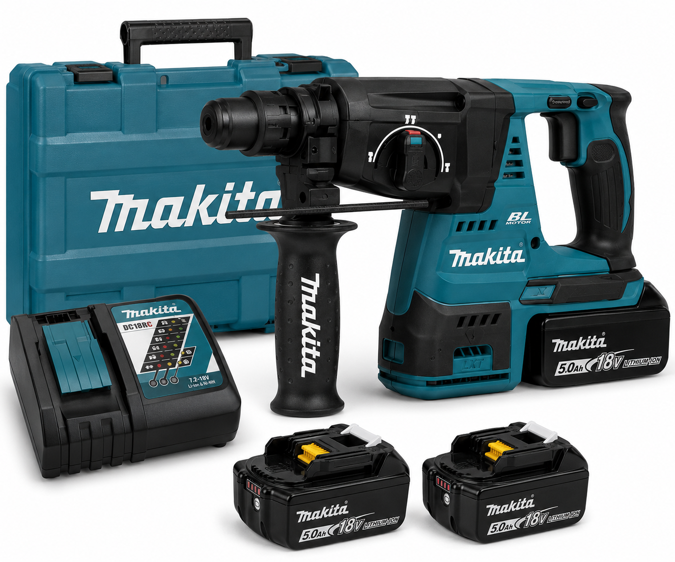 Makita DHR242RTJ Cordless Rotary Hammer