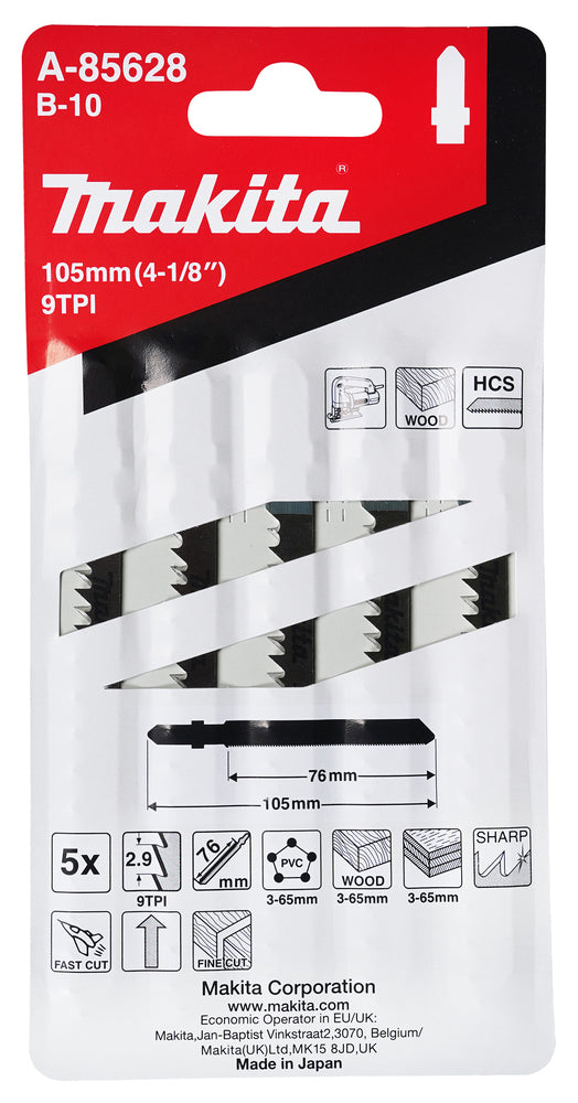MAKITA A-85628 - JIG SAW BLADE B-10