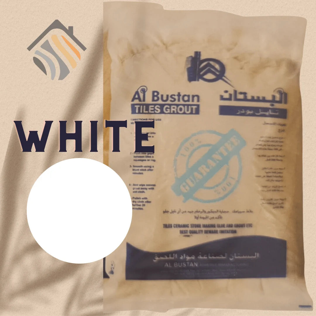 BUSTAN TILE GROUT WHITE 5KG