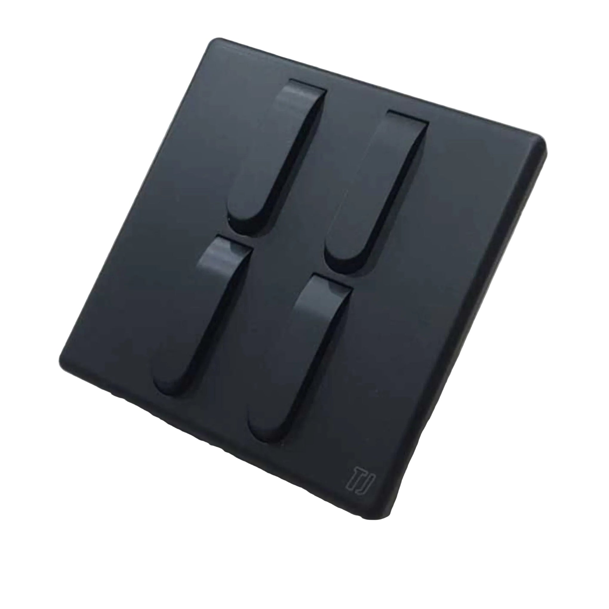 4 Gang 1 Way Switch - Black