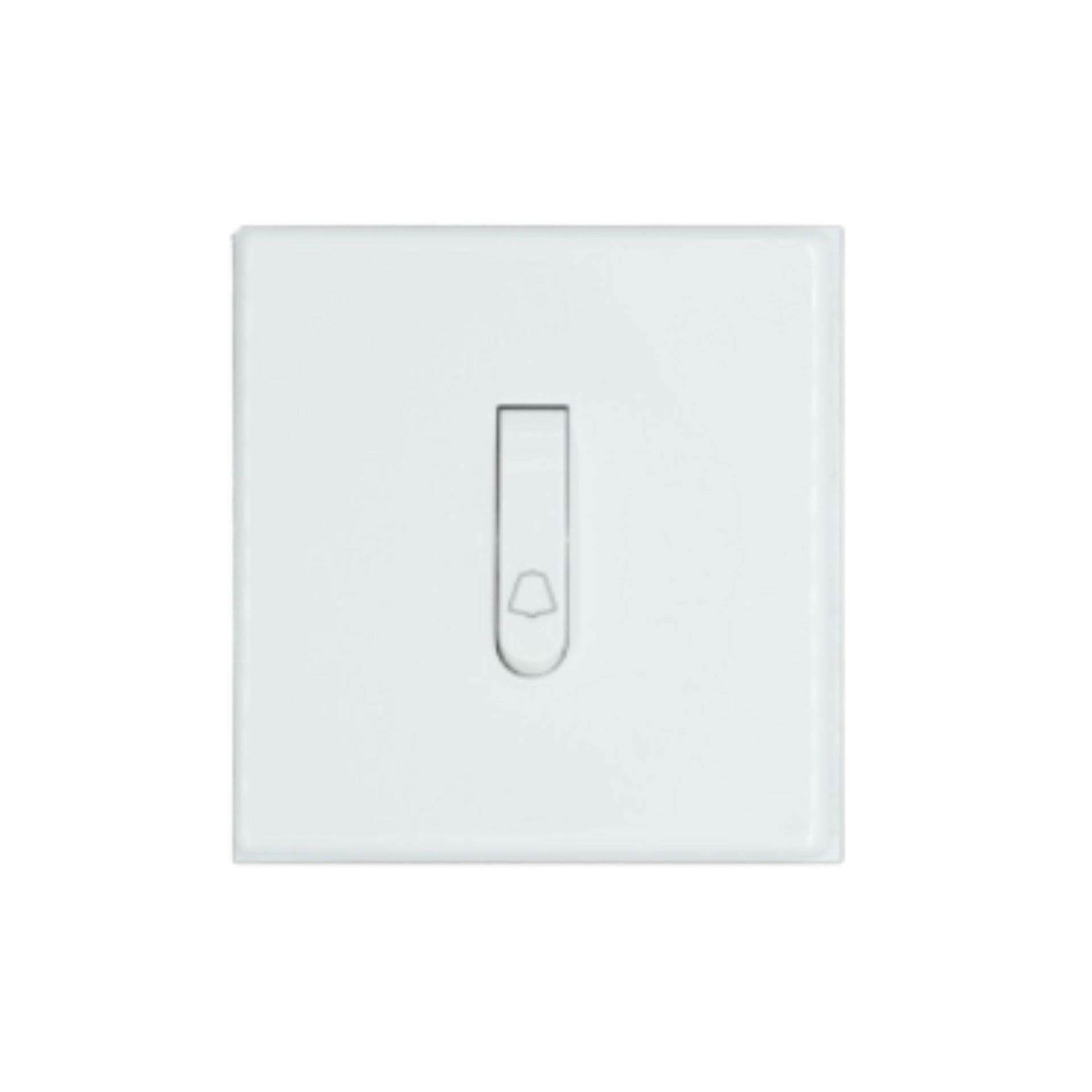 1 Gang Bell Press Switch - White