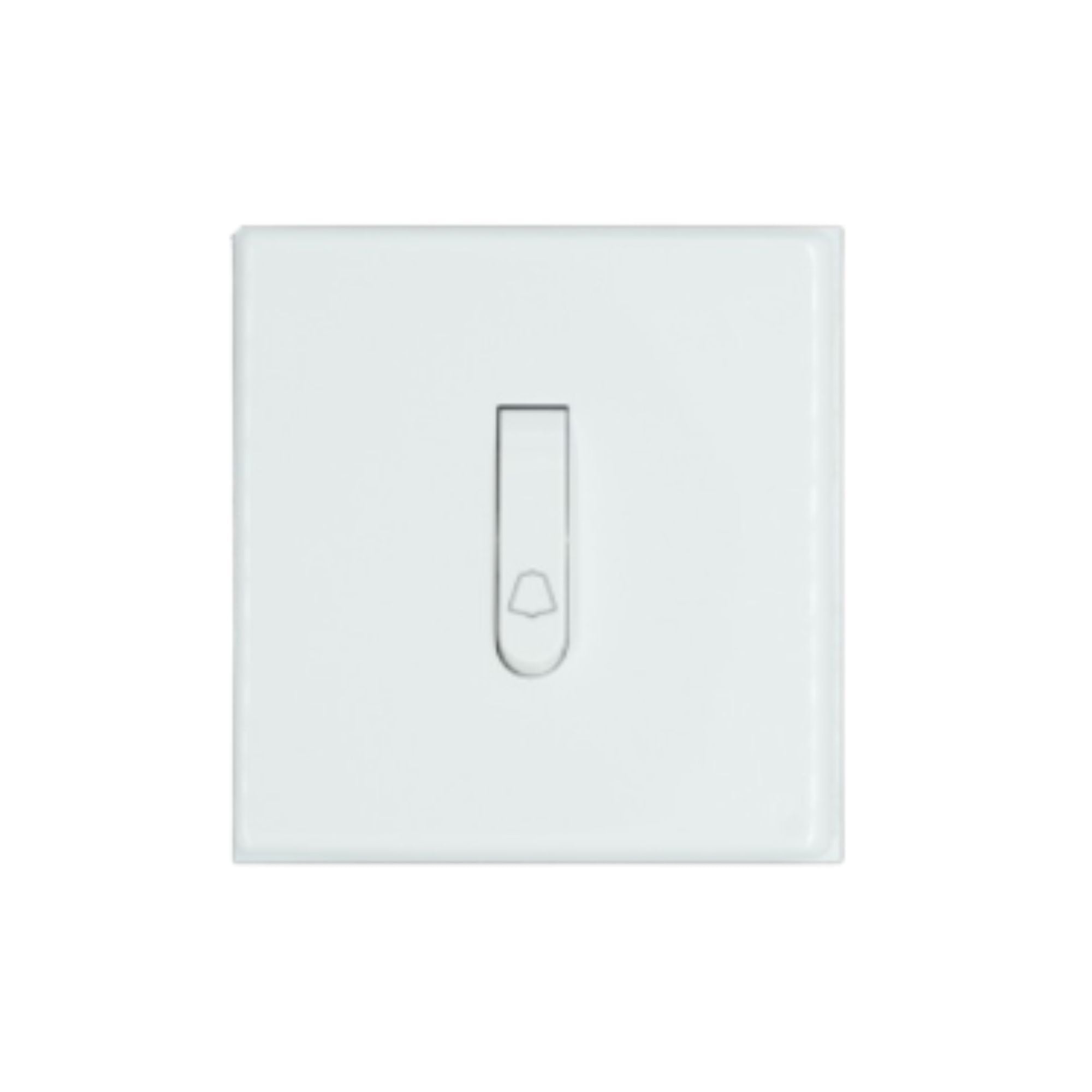 1 Gang Bell Press Switch - White