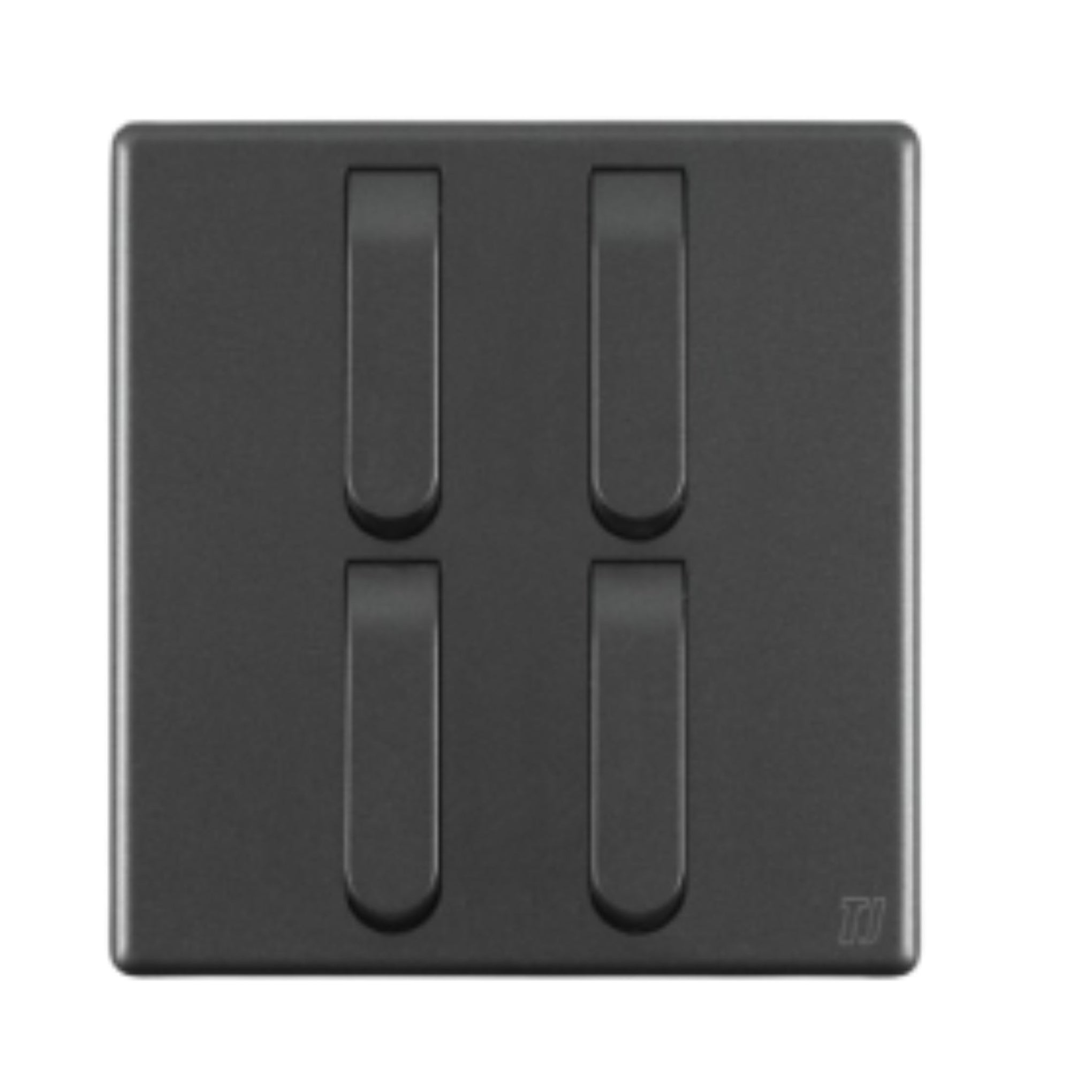 4 Gang 2 Way Switches - Grey