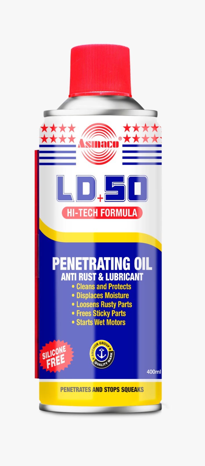 Asmaco LD-50 Penetrating Oil Anti Rust & Lubricant - 400ML