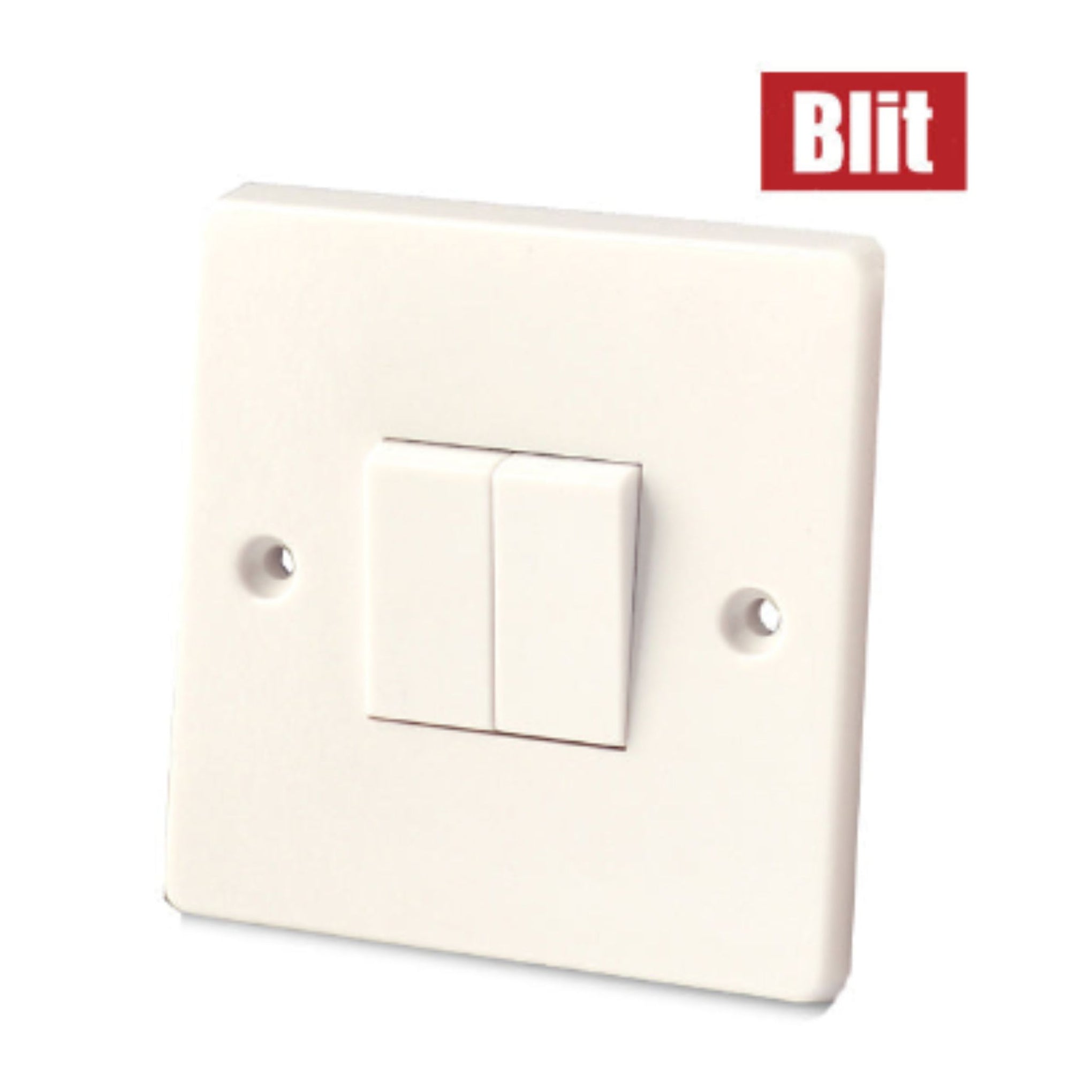 Blit - Switch 10Amp 2 Gang 2 Way