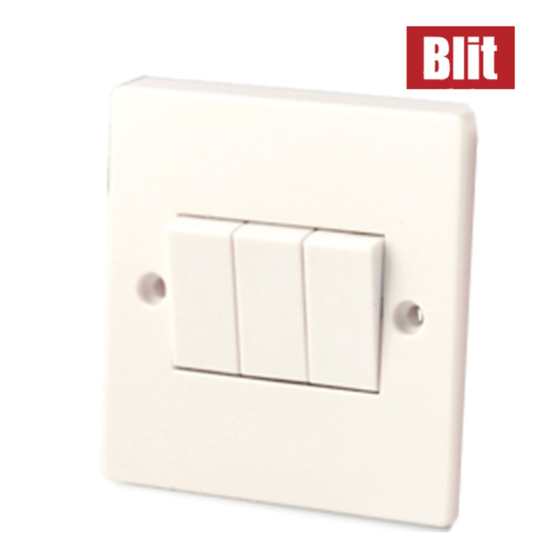 Blit - Switch 10Amp 3 Gang 1 Way