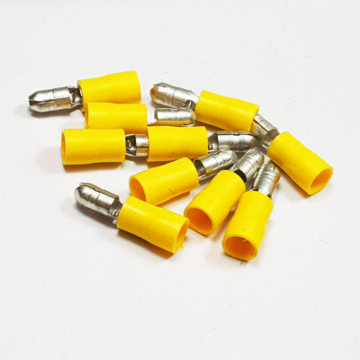 Blit Insulated Bullet Disconnectors Yellow - BTMPD5.5-195