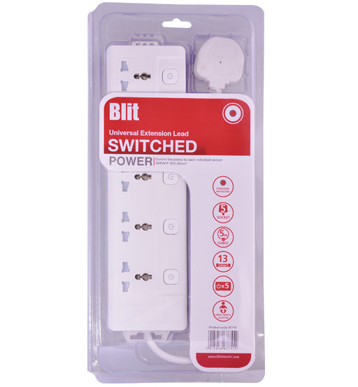 Extension Socket 4Wx3MTR - Blit