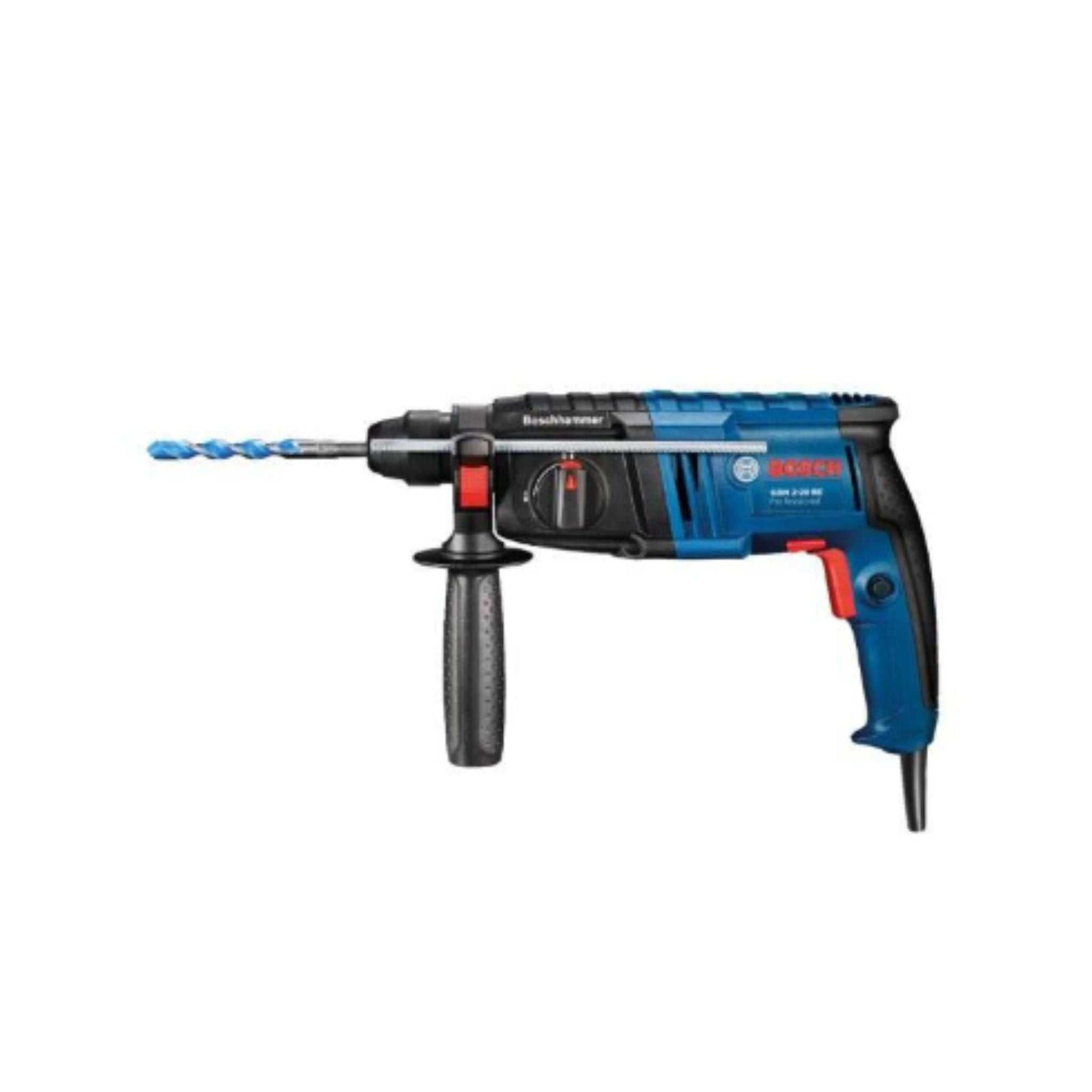 Bosch GBH 220 Rotary Hammer Drill 720W SDS Plus with ergonomic grip and compact design for concrete and masonry drilling