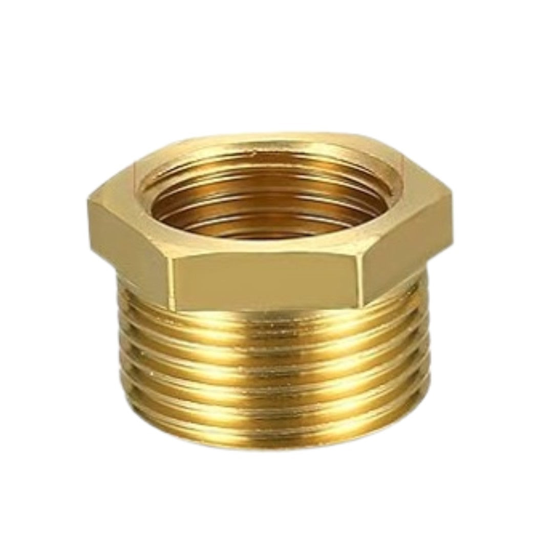 BRASS REDUCER 3/4 x 1/2