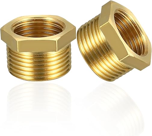 BRASS REDUCER 3/4 x 1/2