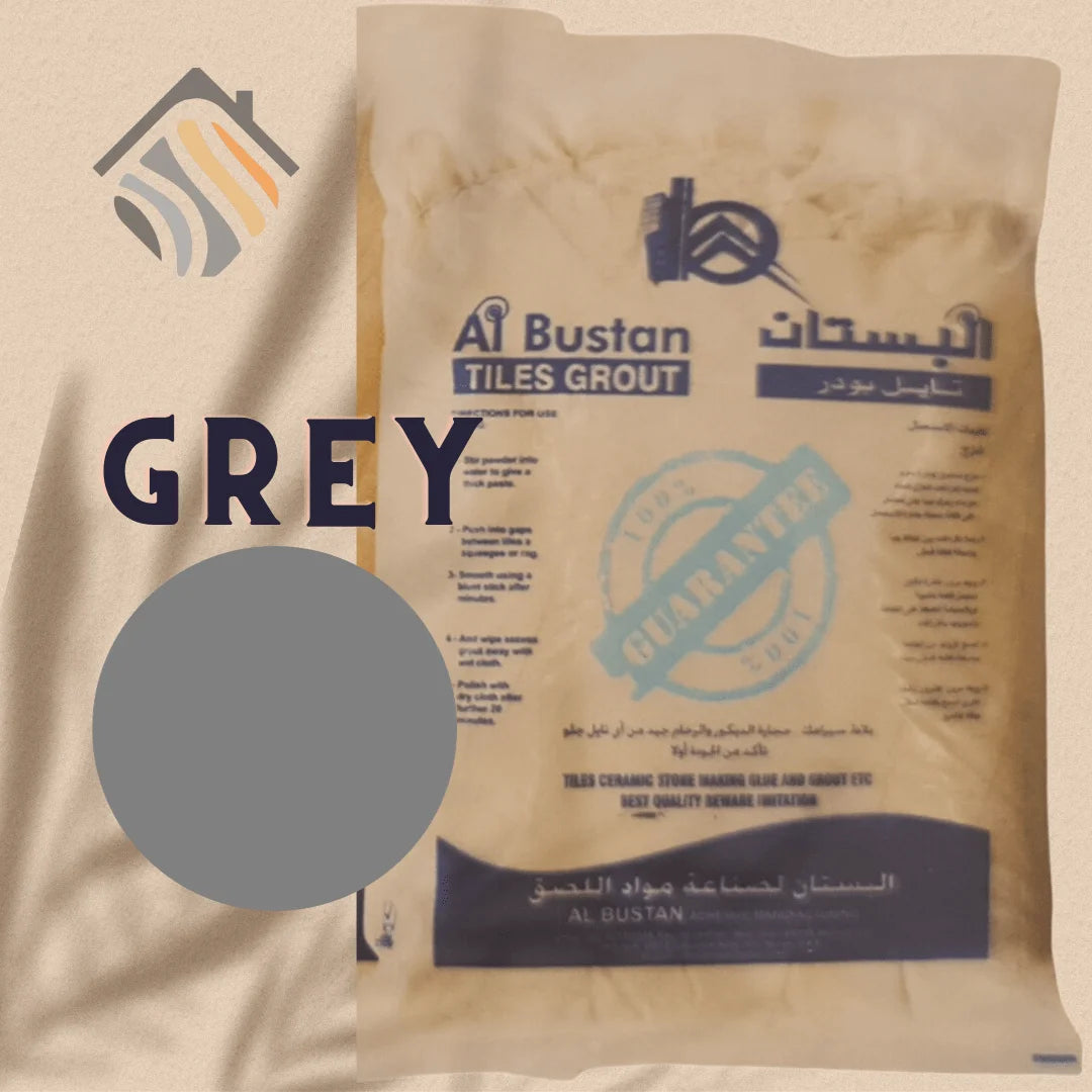 AL BUSTAN TILE GROUT GREY 5KG