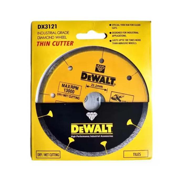 DeWalt DX3121 Tile Cutting Blade- 115mm(4.5")