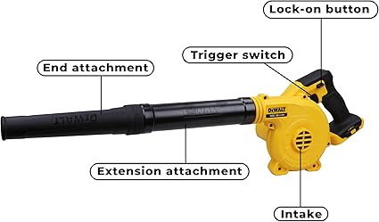 Dewalt DCV100D2-GB 18V Li-Ion XR Compact Cordless Blower