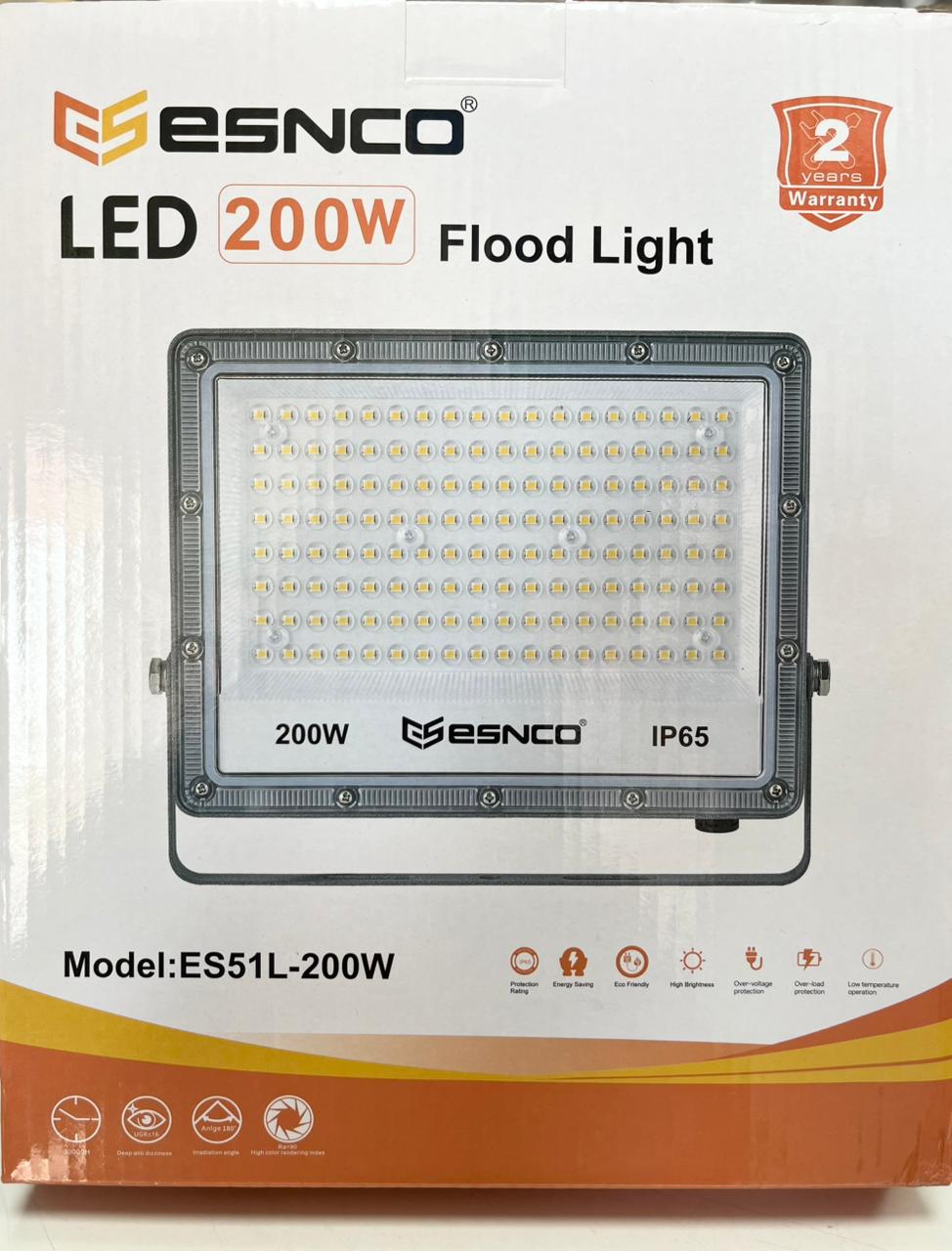 ESNCO FLOOD LIGHT 200W WHITE
