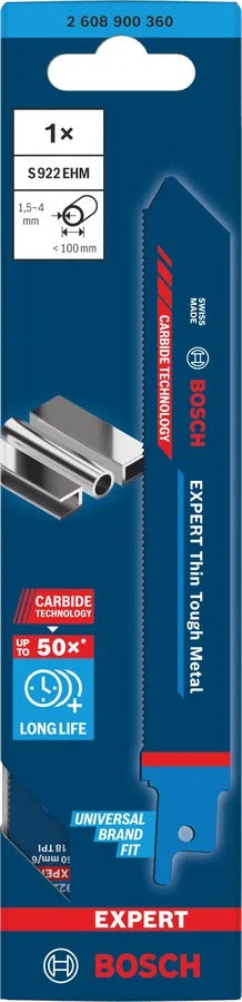 BOSCH EXPERT THIN TOUGH METAL S922EHM BLADE