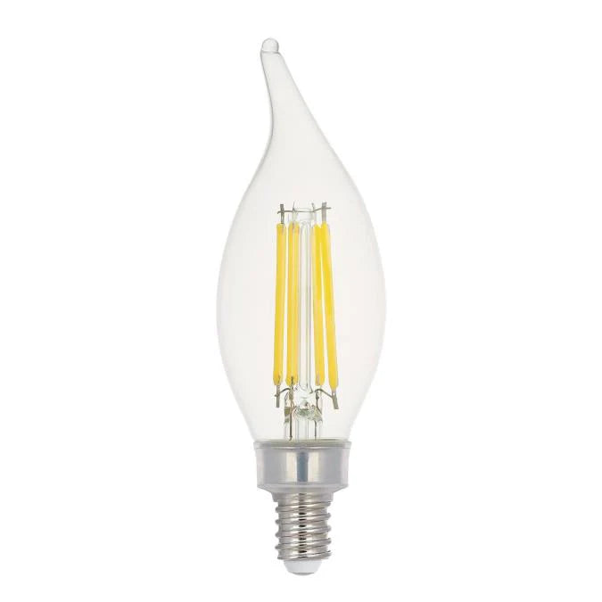 ESNCO C35 E14 4W LED Filament Candle Bulb 220V Warm White