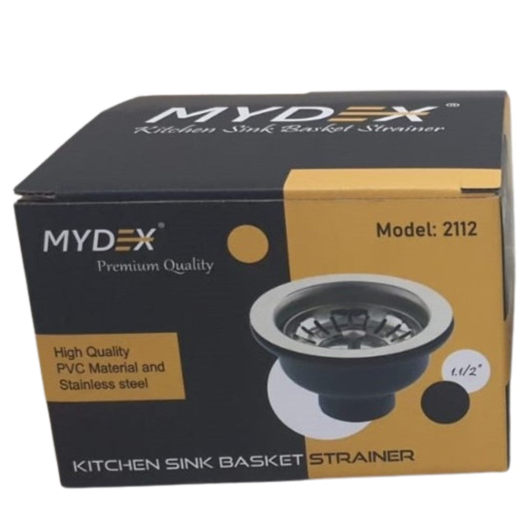 Mydex Kitchen Sink Basket Strainer - Model 2112 (1 1/2")