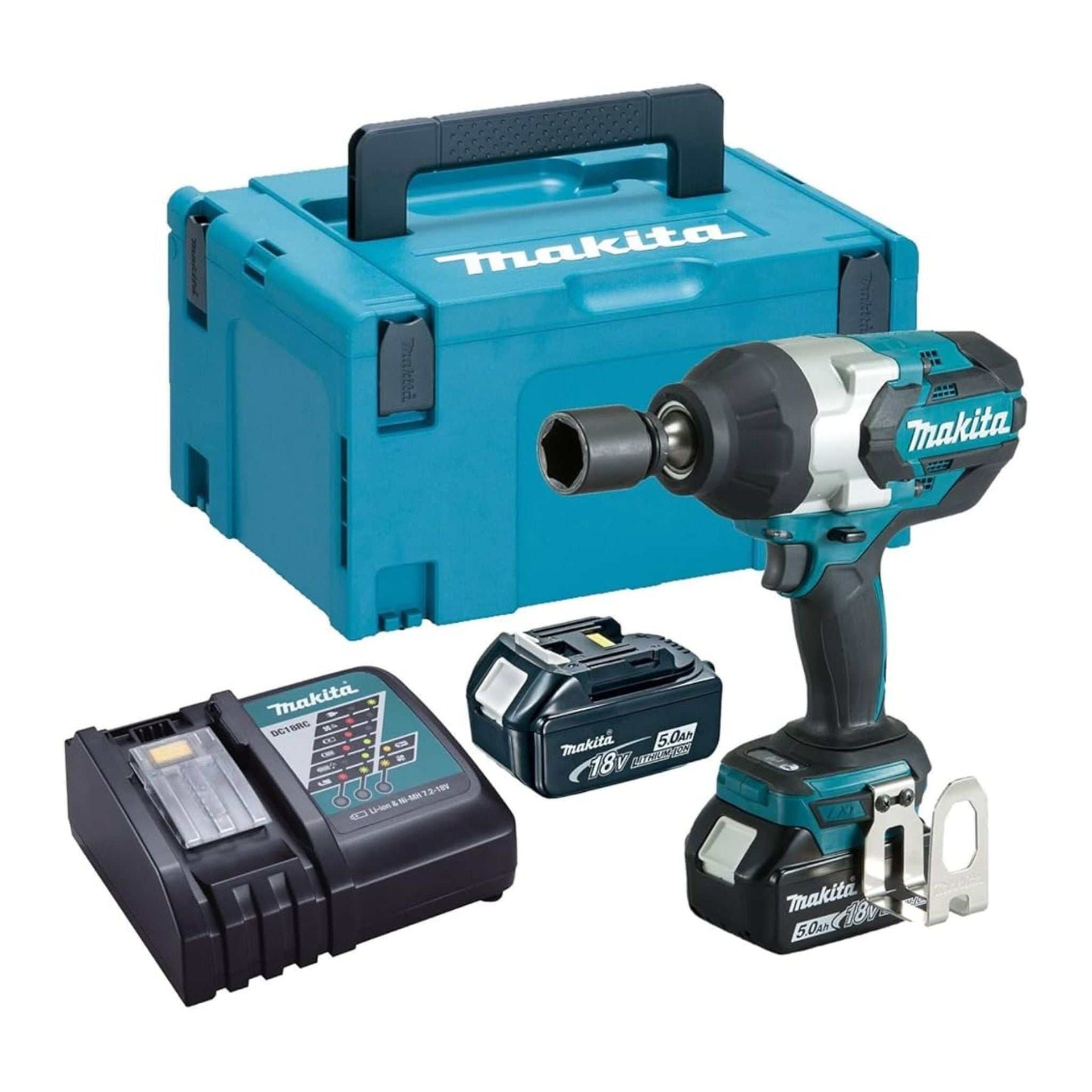 Makita DTW1001RTJ 18V LXT Cordless Impact Wrench 3/4" 1050Nm