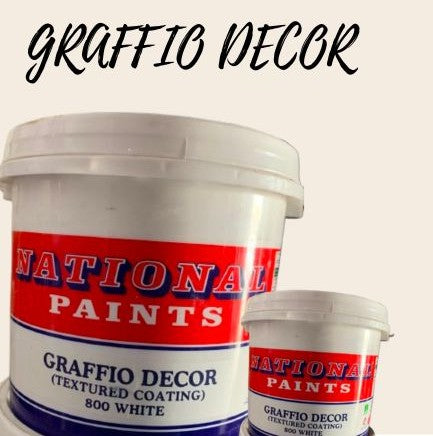 NATIONAL GRAFFIO – DECOR (TEXTURED COATING) 800 WHITE
