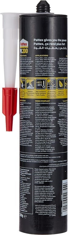 Pattex PL200 Flextex® Polymer 290g (transparent)