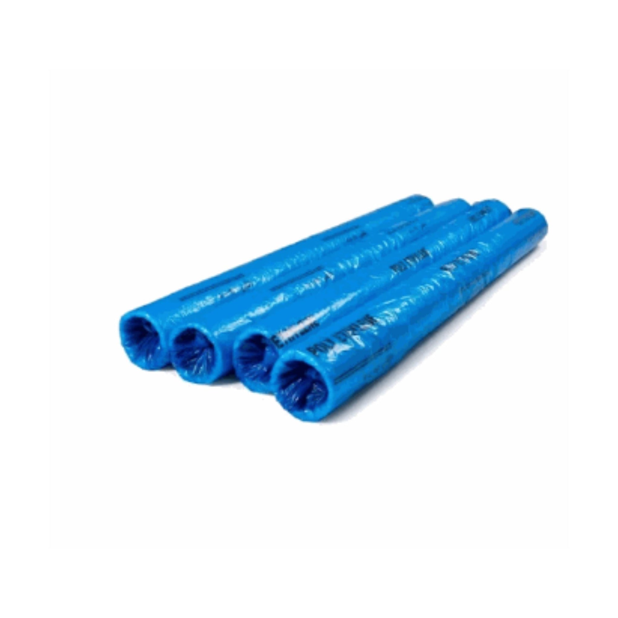 Blue rolled polythene sheets in various thicknesses for waterproof, tear-resistant industrial and household use