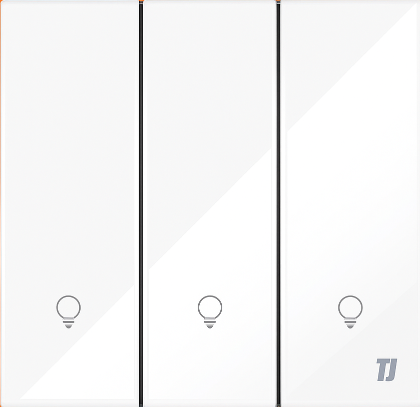 Smart 3 Gang Switch - White