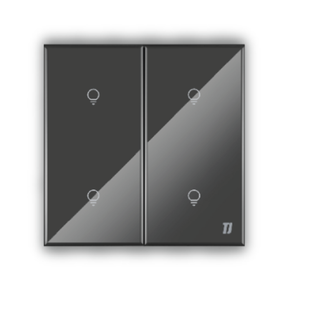 Smart 4 Gang Switch - Grey