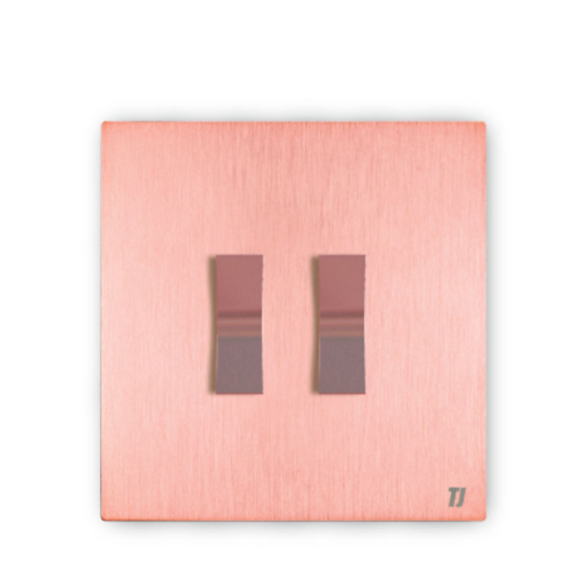 2 Gang 2 Way Switch - Rose Gold