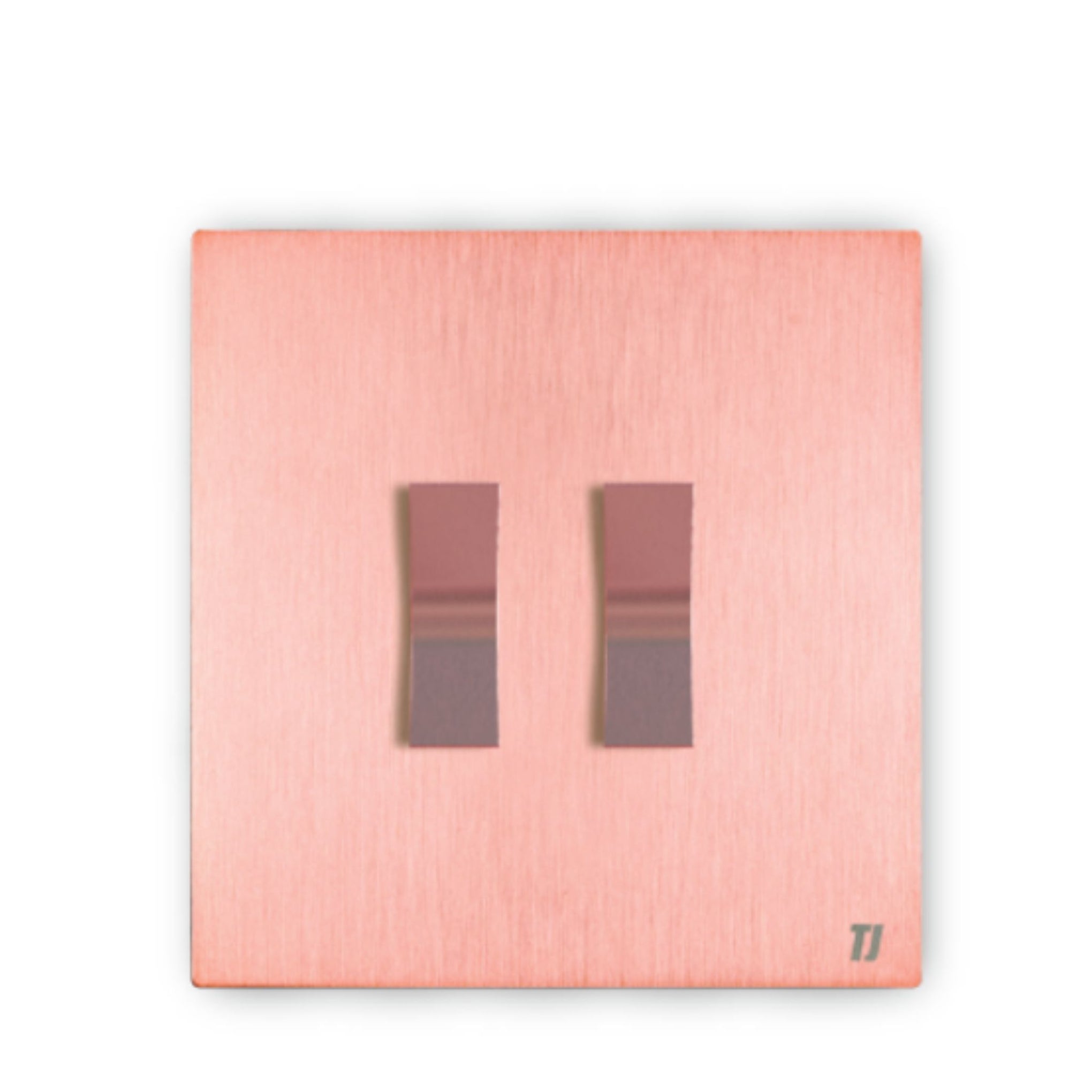 2 Gang 2 Way Switch - Rose Gold
