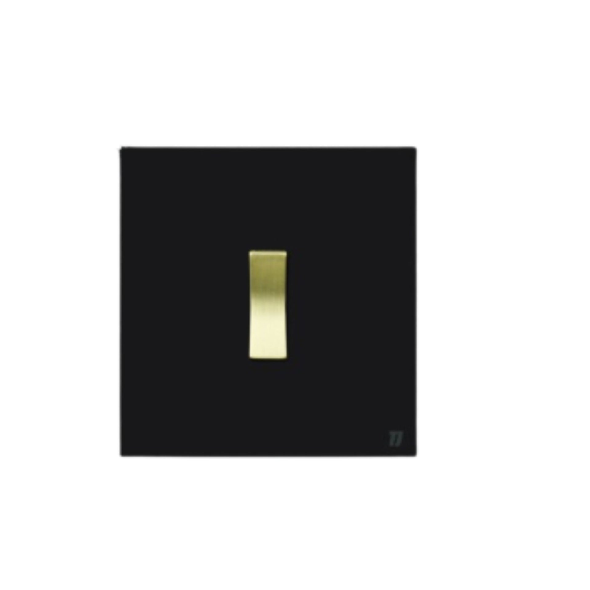 1 Gang Bell Press Switch - Mate Black