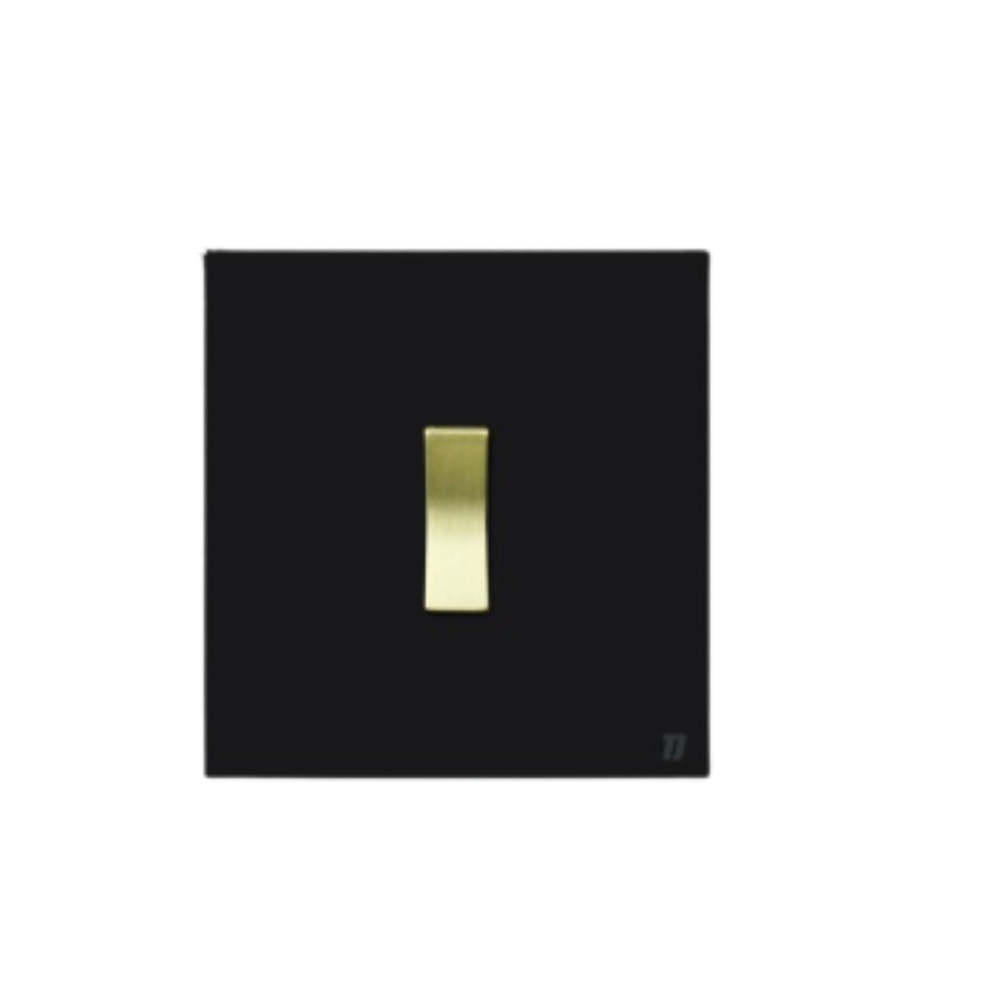 1 Gang Bell Press Switch - Mate Black