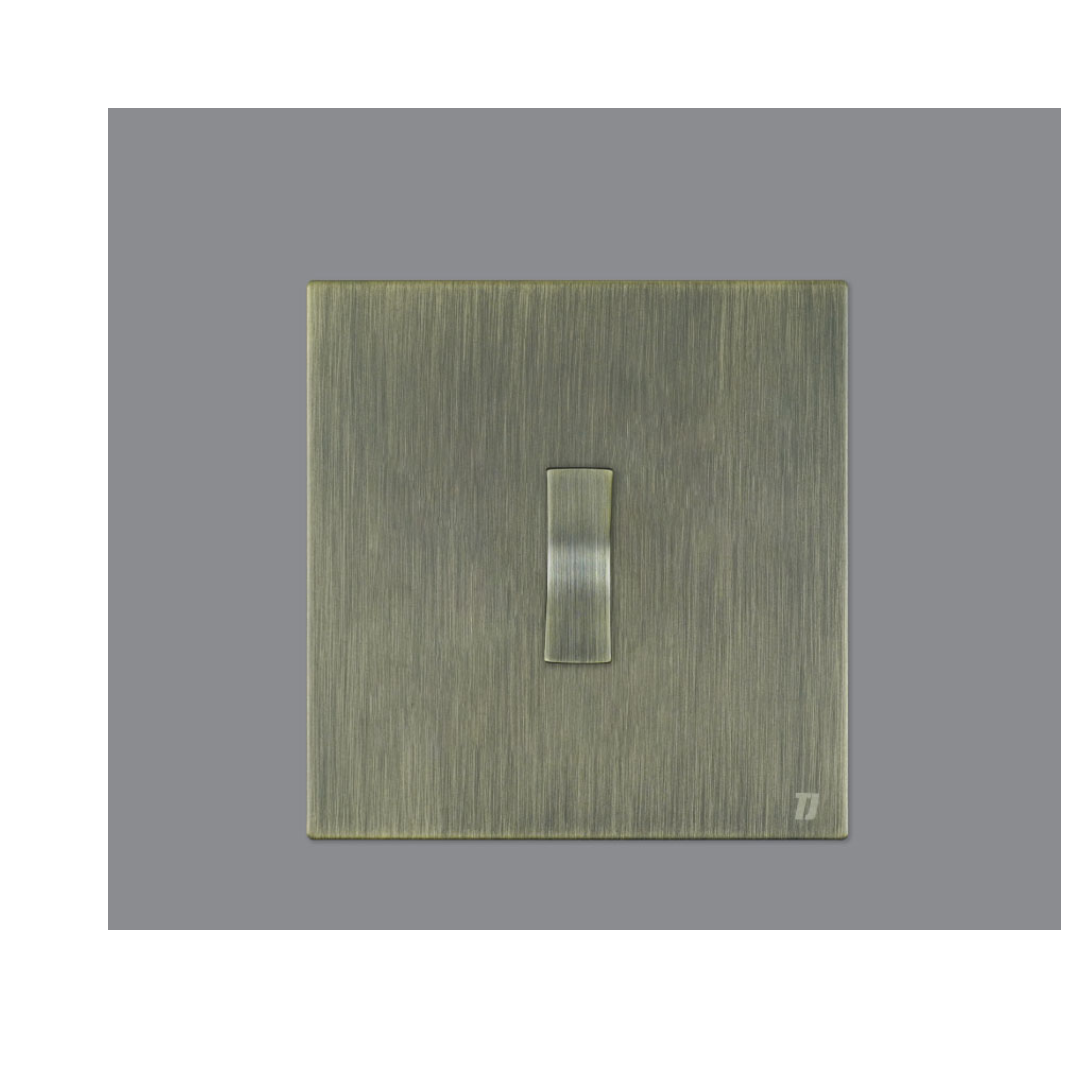 1 Gang Bell Press Switch - Bronze