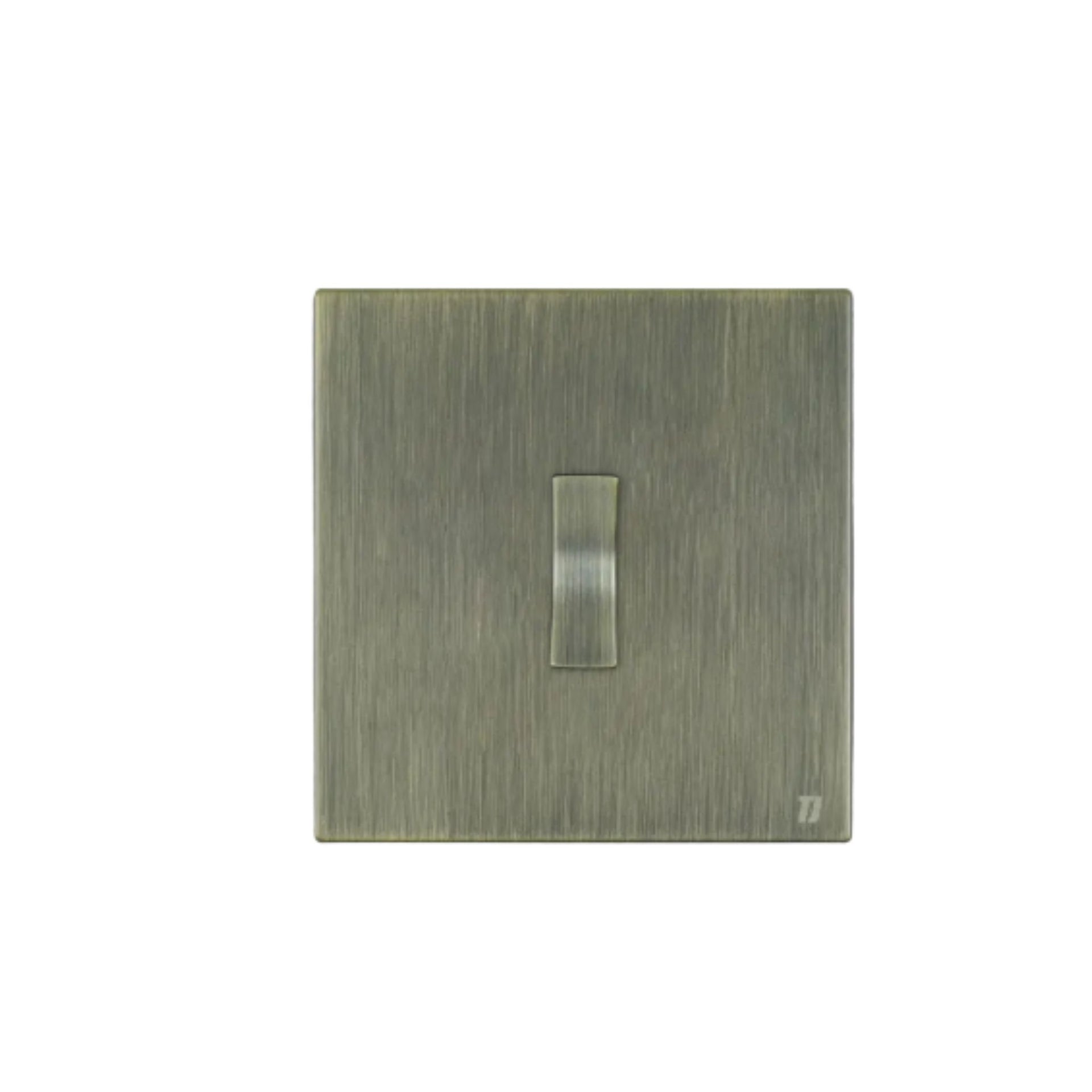 1 Gang Bell Press Switch - Bronze