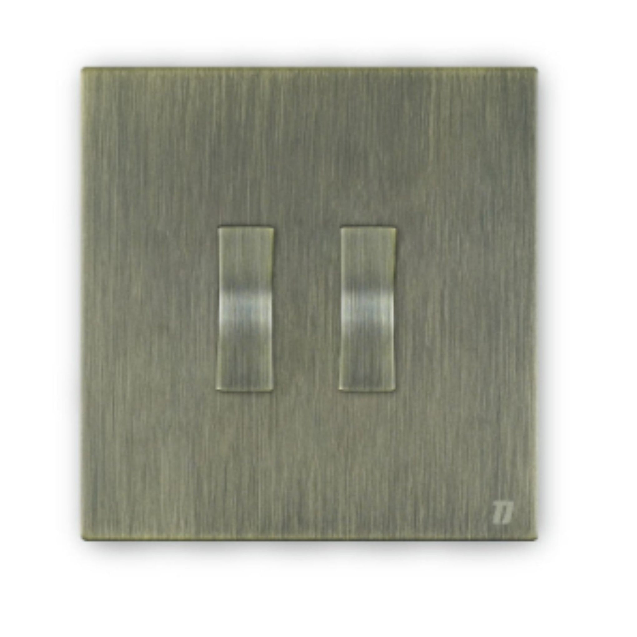 2 Gang 2 Way Switch - Bronze