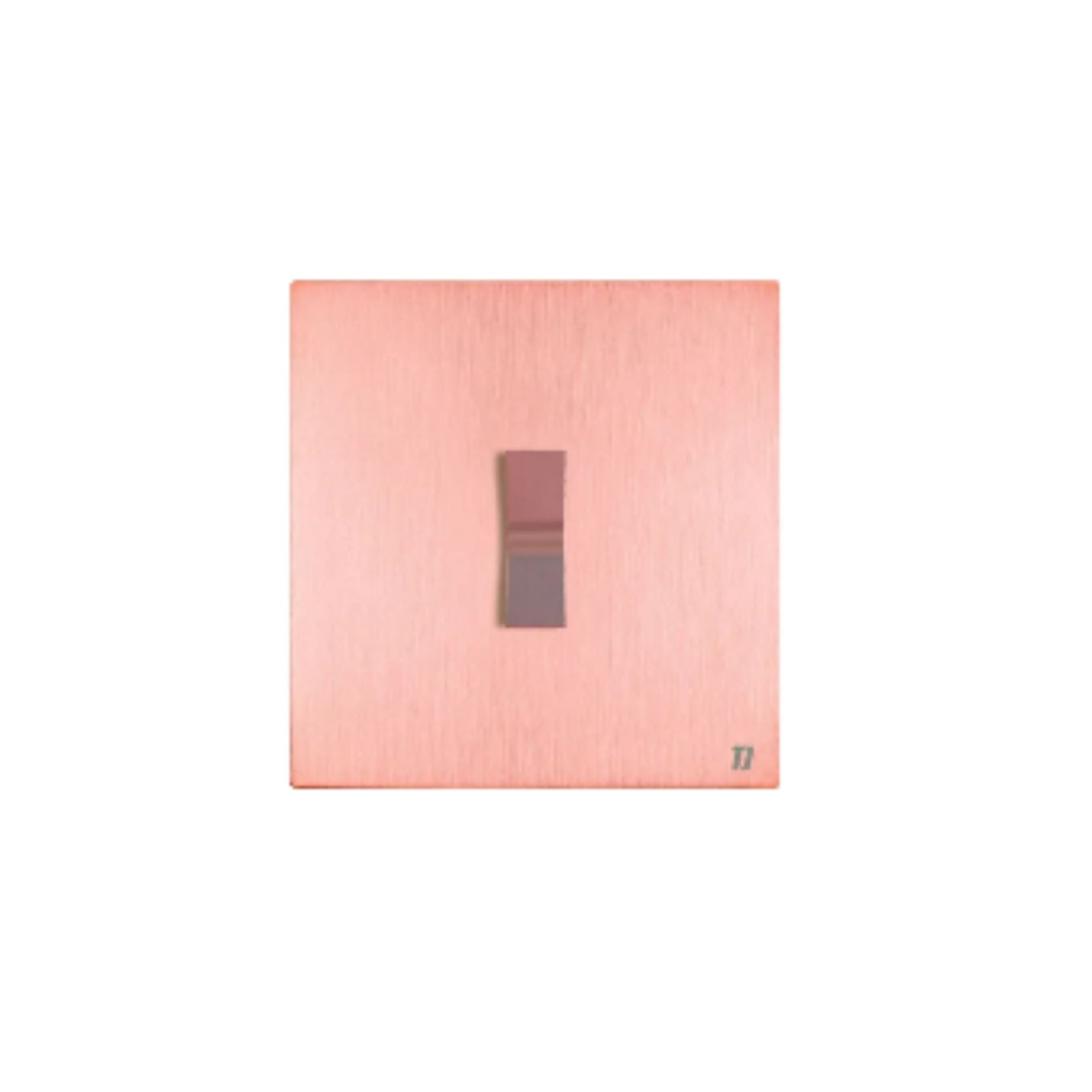 1 Gang Bell Press Switch - Rose Gold