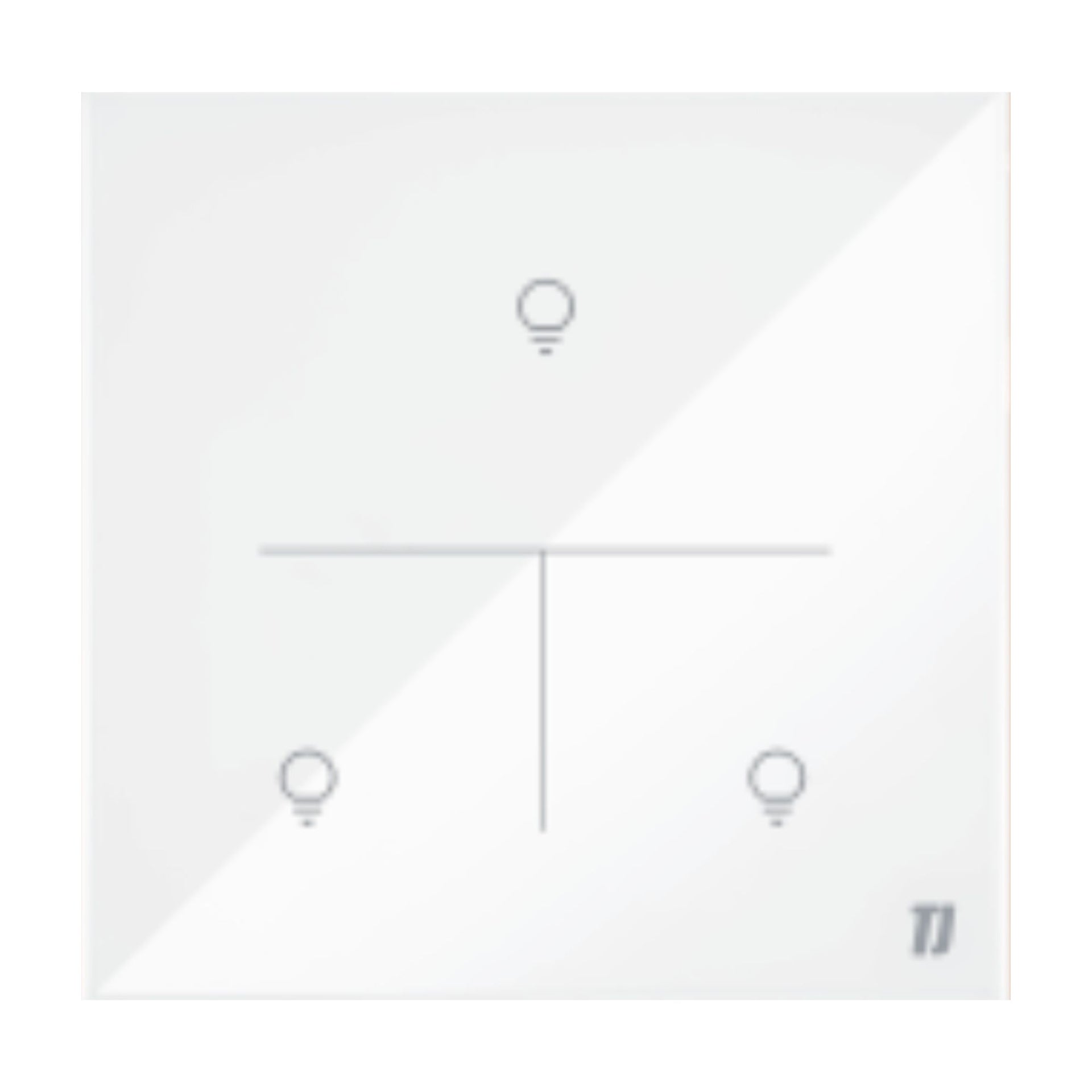 Smart 3 Gang Switch - White