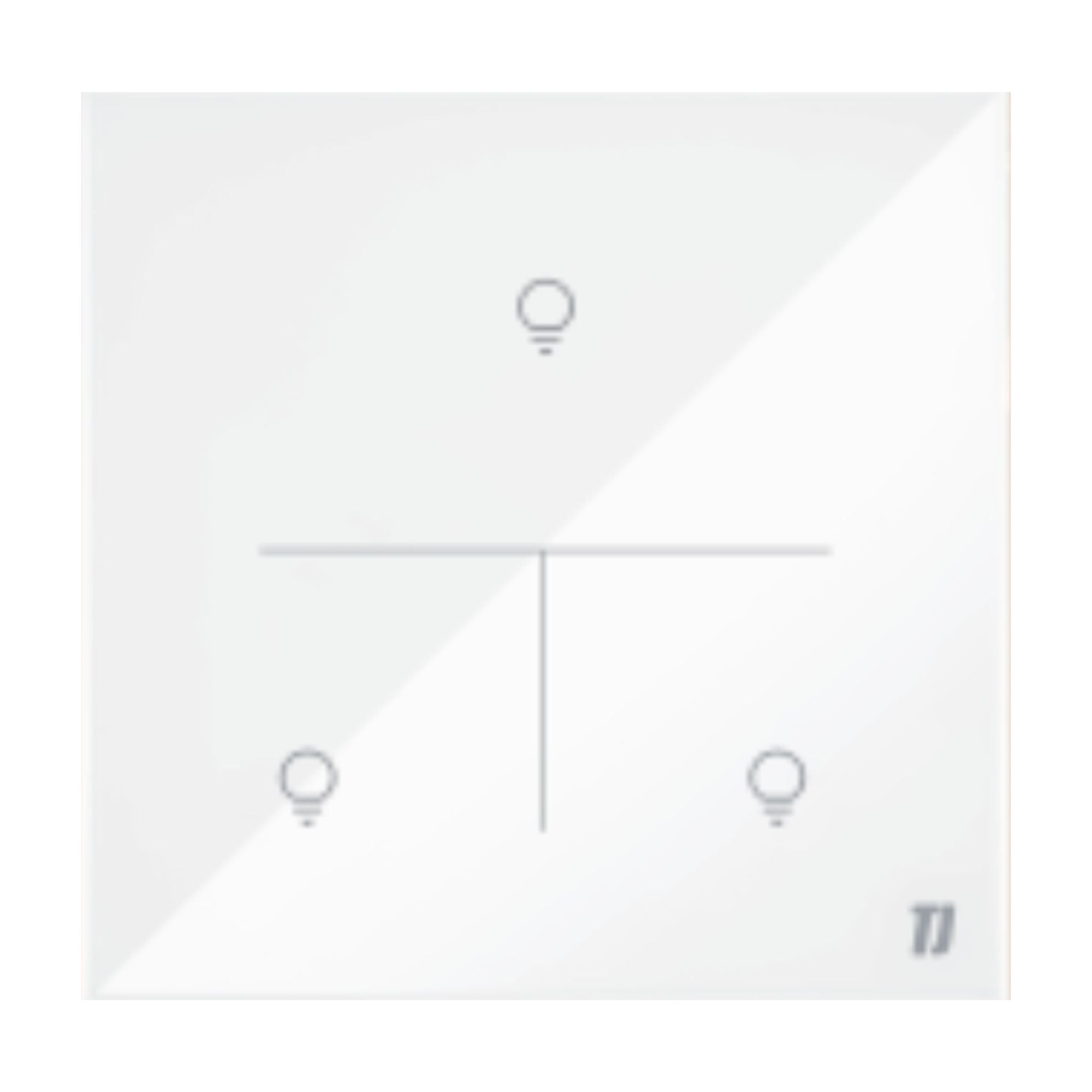 Smart 3 Gang Switch - White