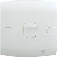 1 Gang 2 Way Switch - White