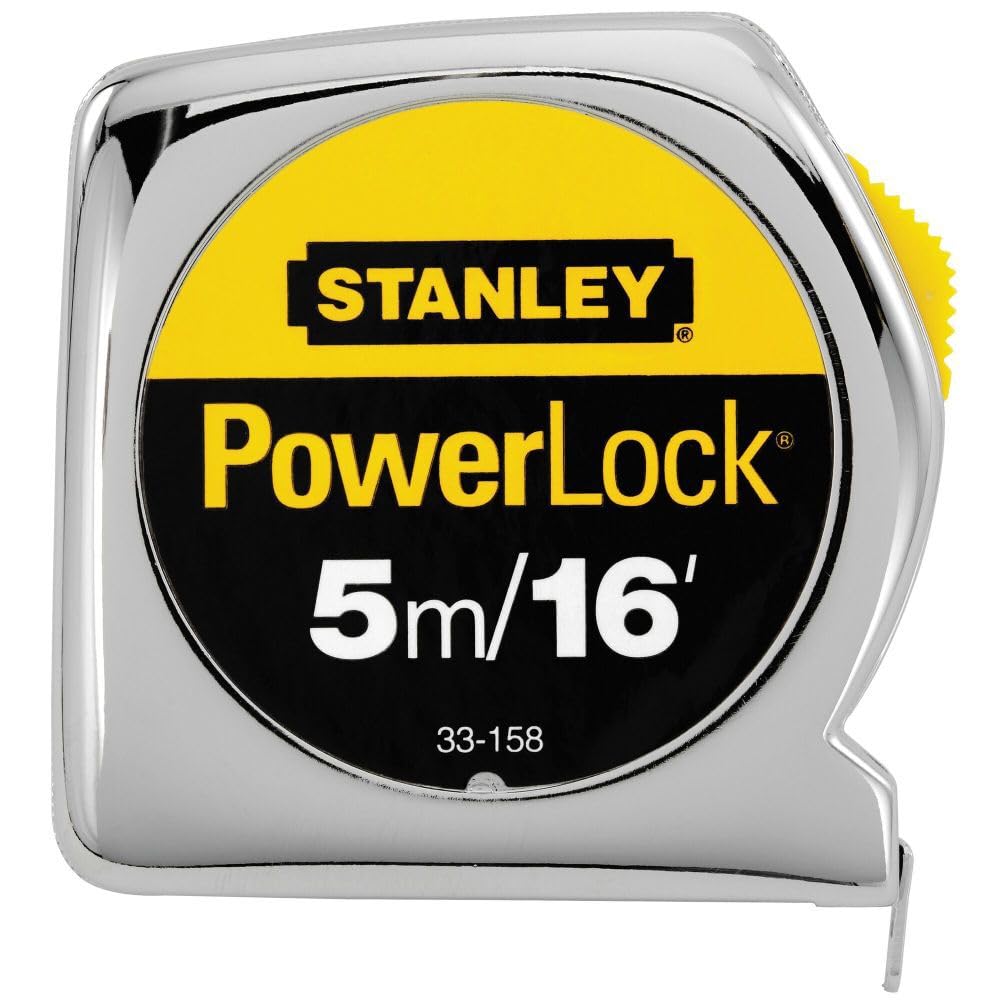 STANLEY 33158 PowerLock 5M/16FT Measuring Tape – 19mm
