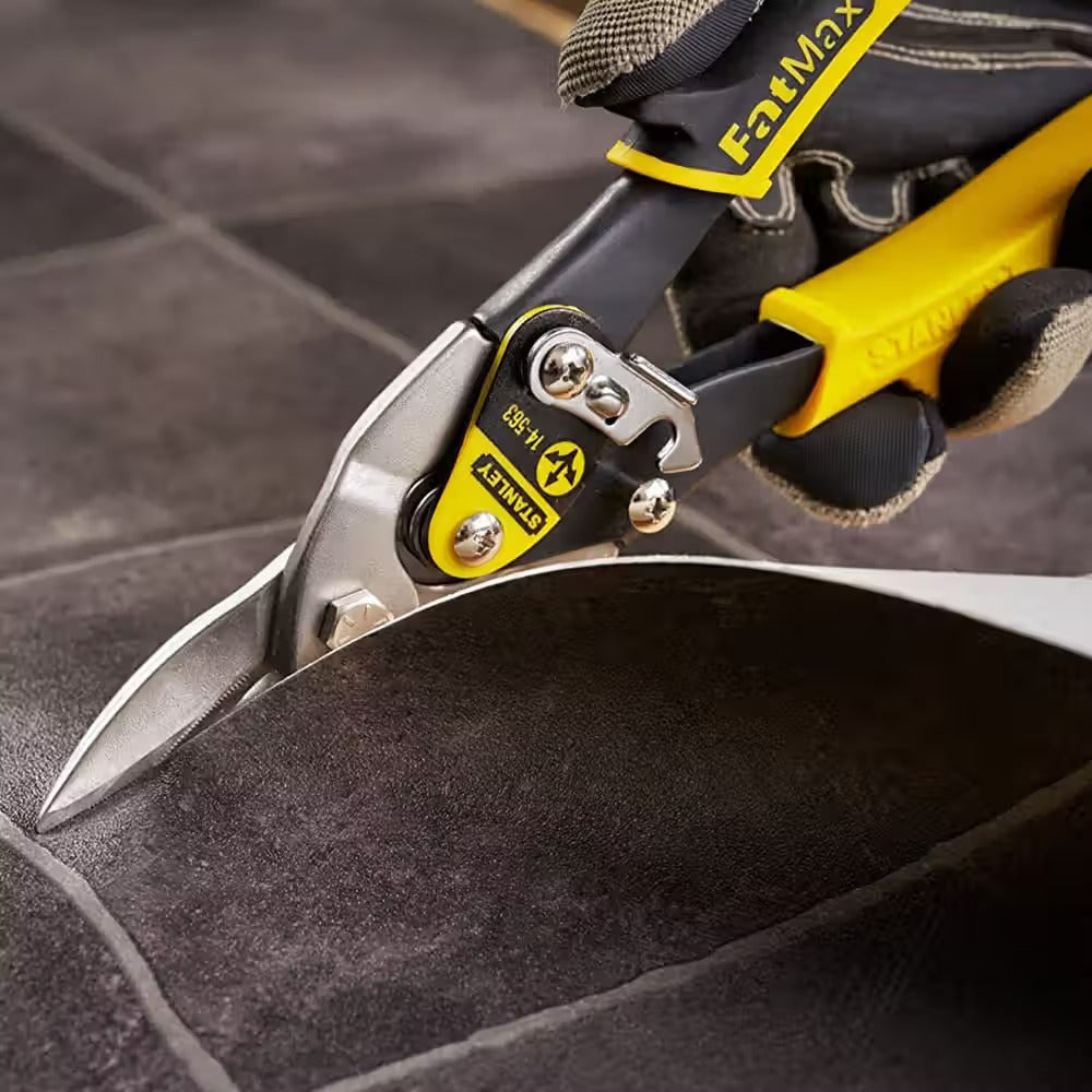 Stanley 14-563 Aviation Snip Straight (Yellow)