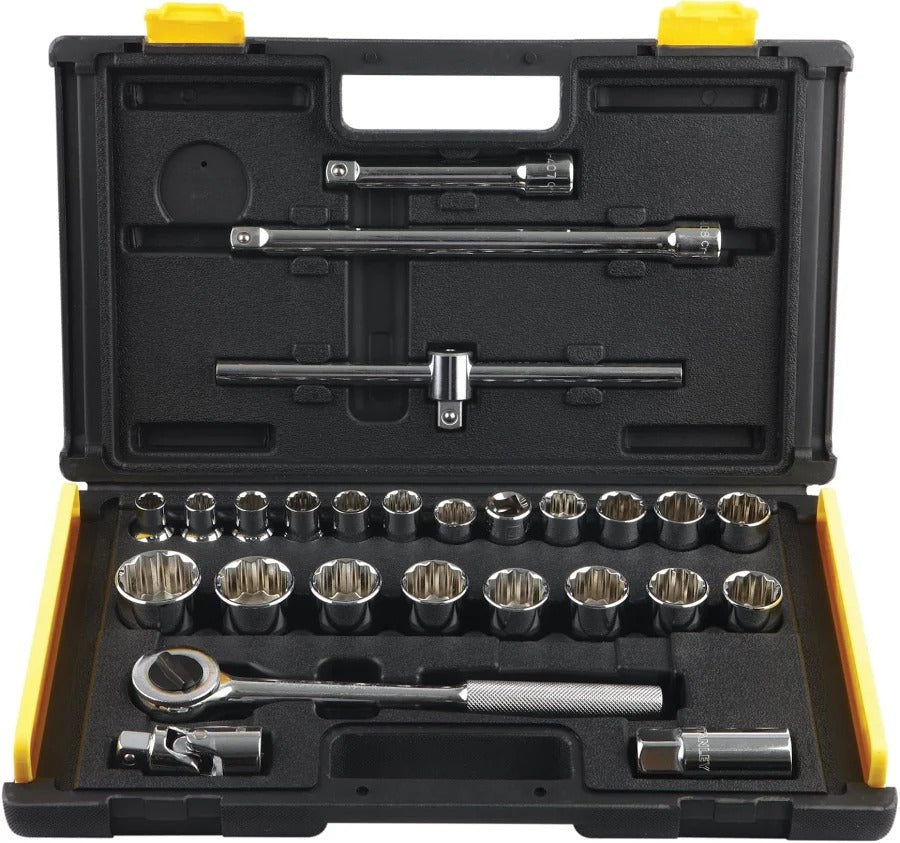 Stanley 86477 26-Piece 1/2 Drive Metric Socket Set