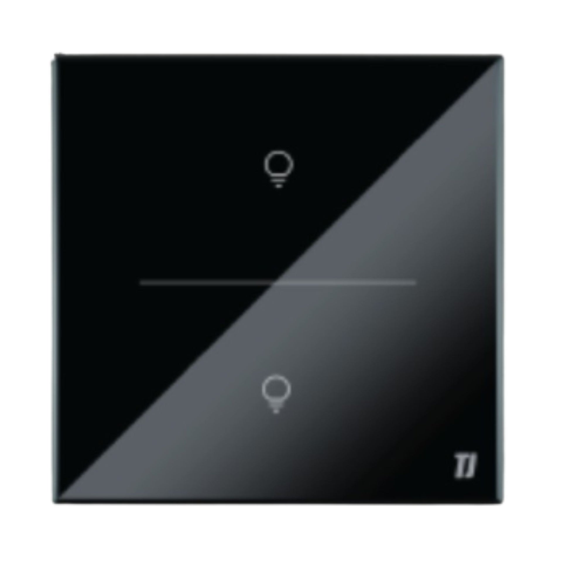 Smart 2 Gang Switch - Black