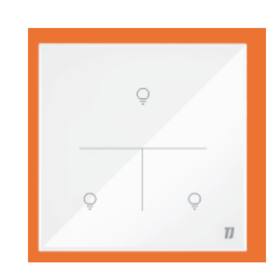 Smart 3 Gang Switch - White