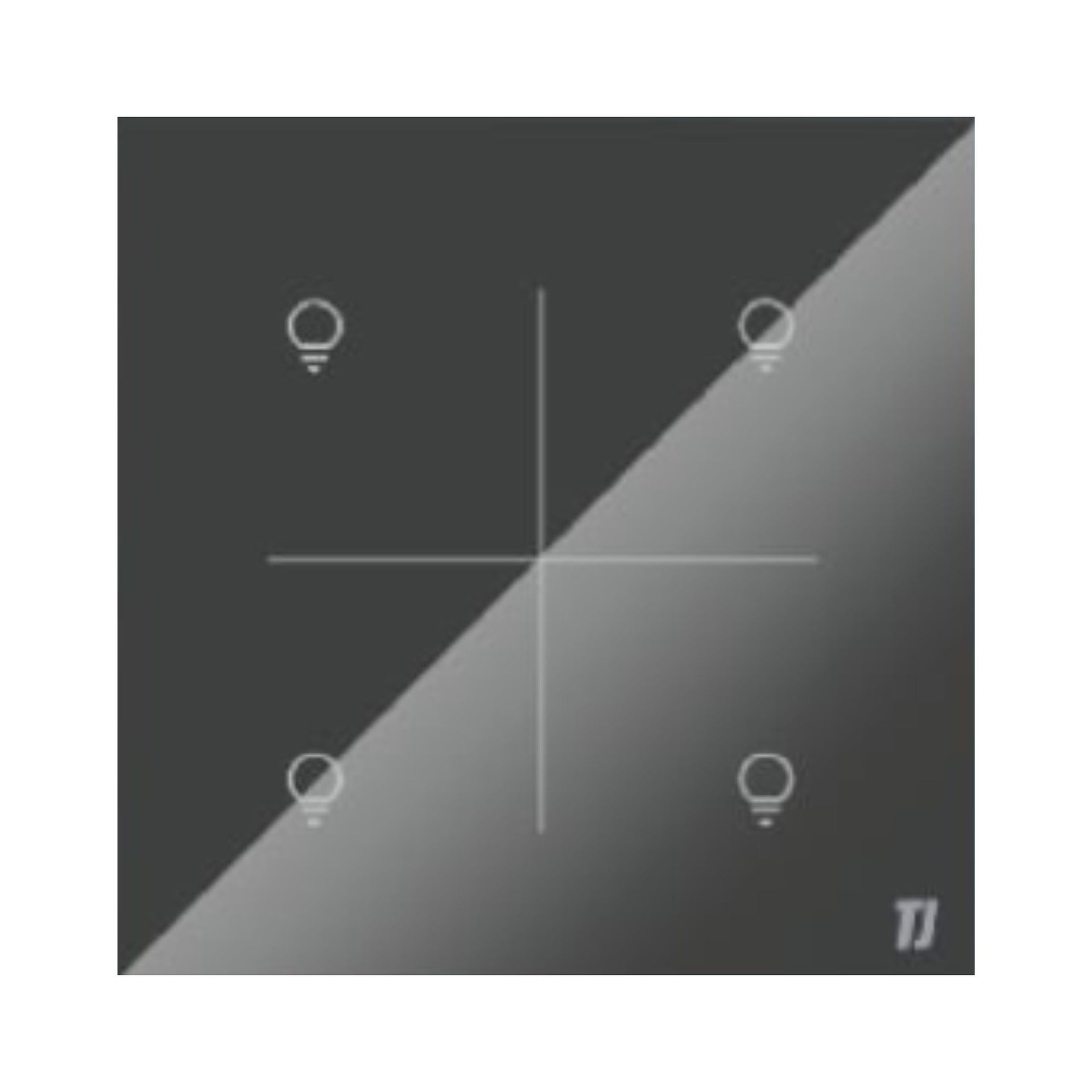 Smart 4 Gang Switch - Grey
