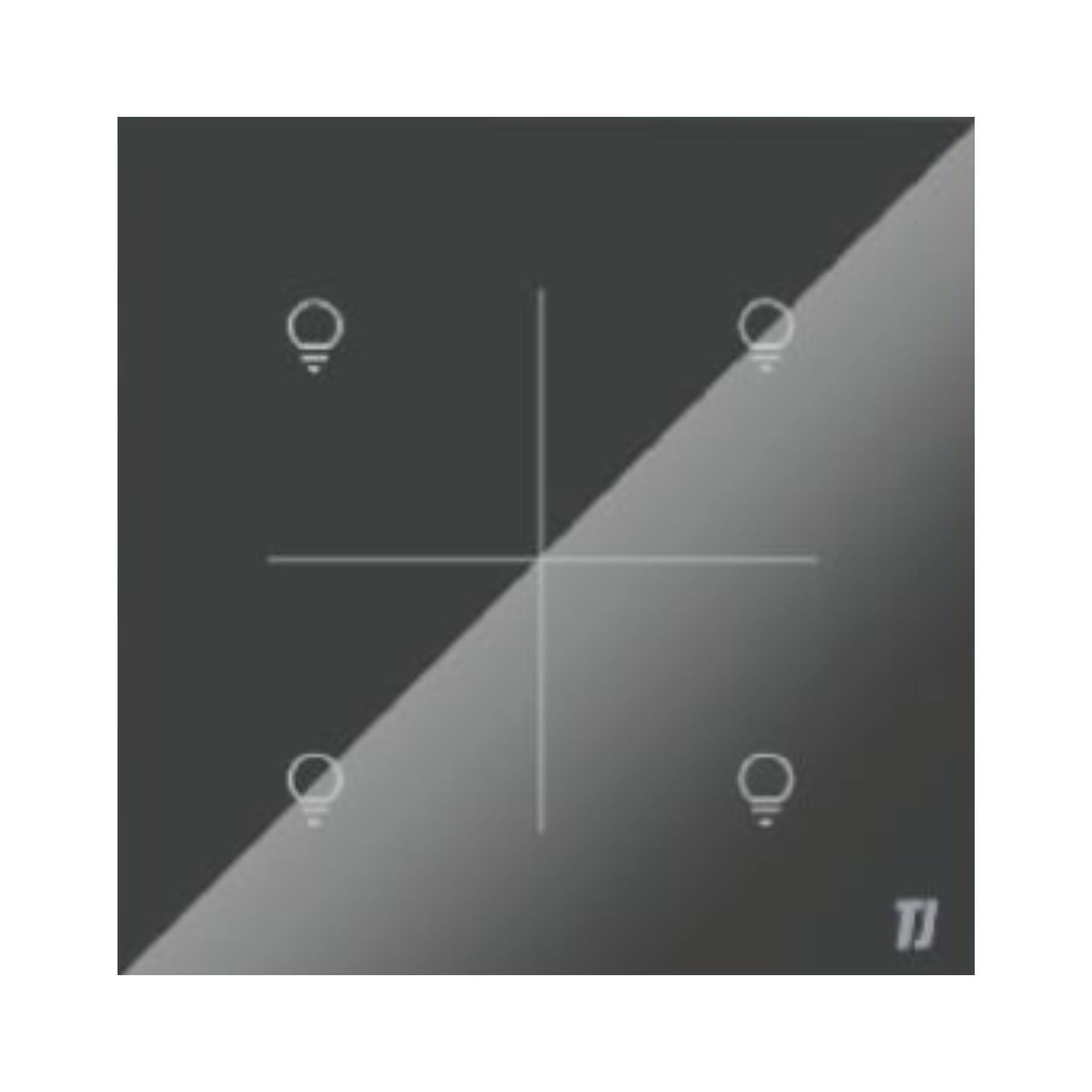 Smart 4 Gang Switch - Grey