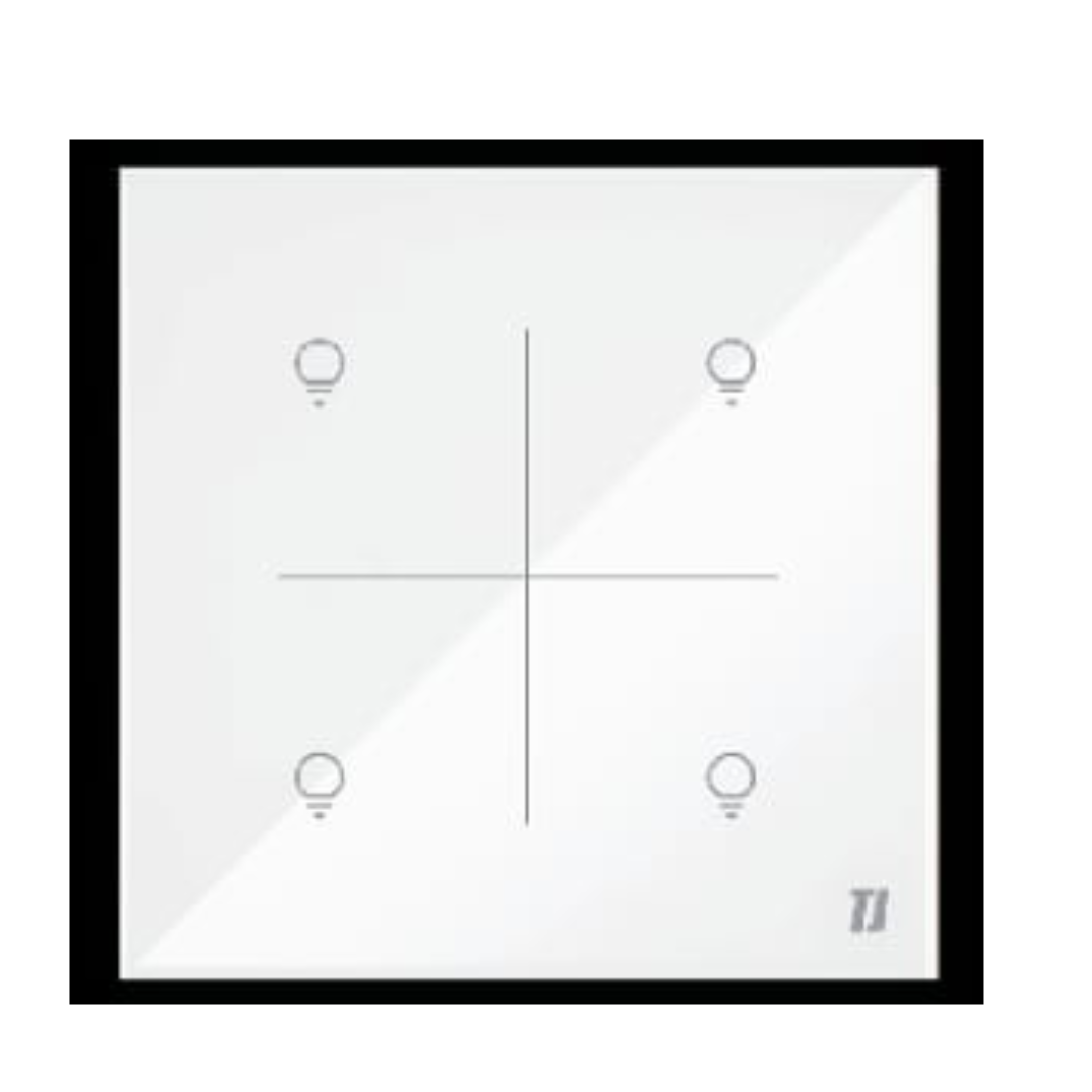 Smart 4 Gang Switch - White