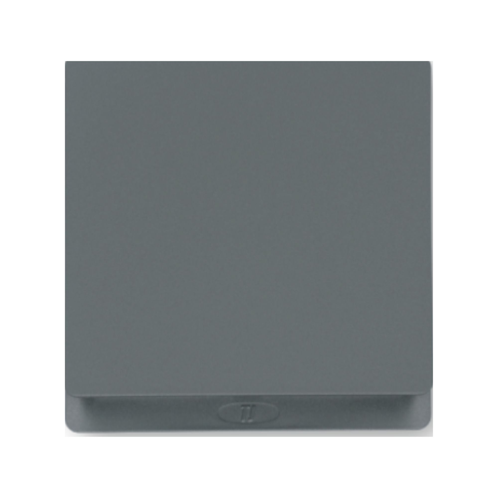 1 Gang 1 Way Switch - Grey