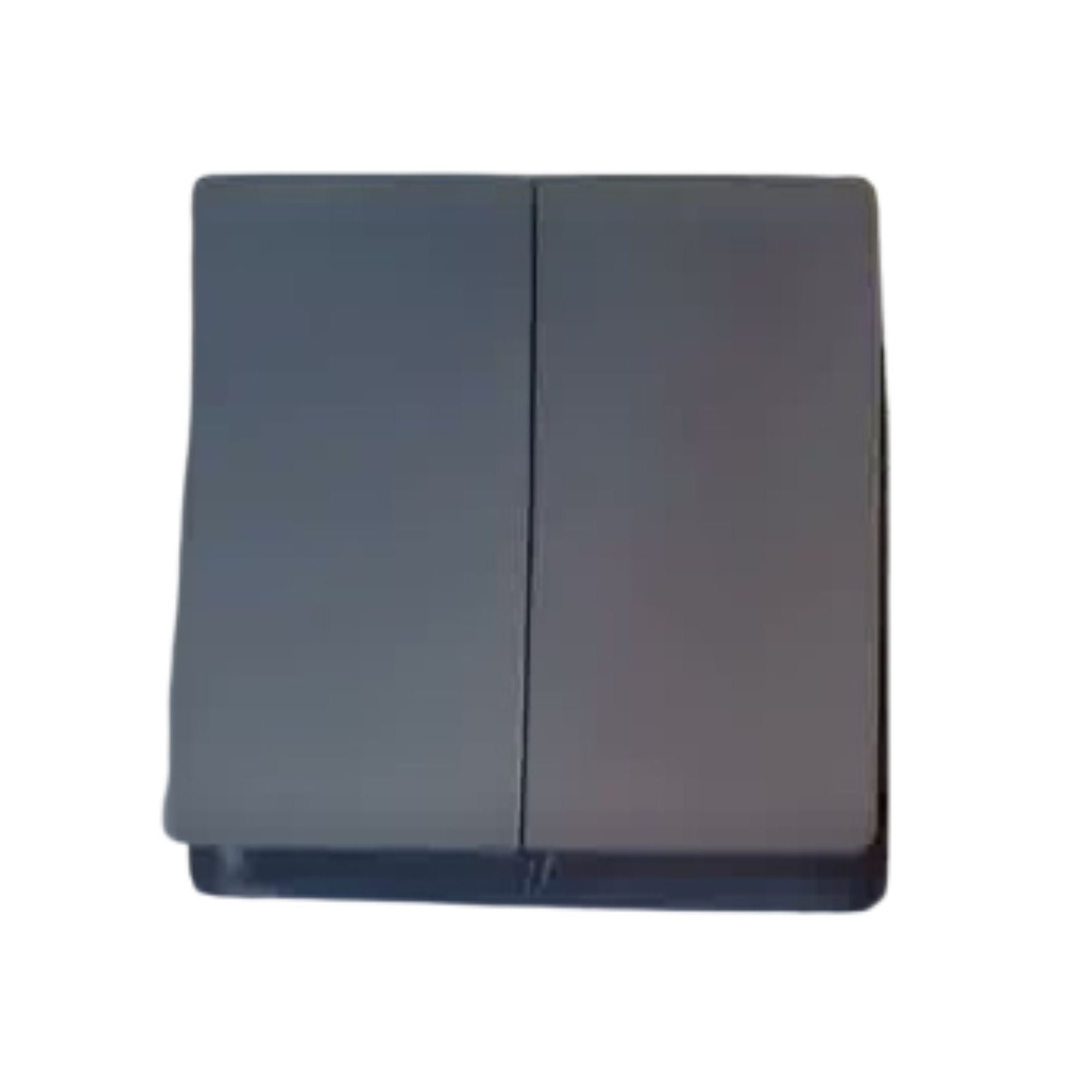 2 Gang 2  Way Switch - Grey