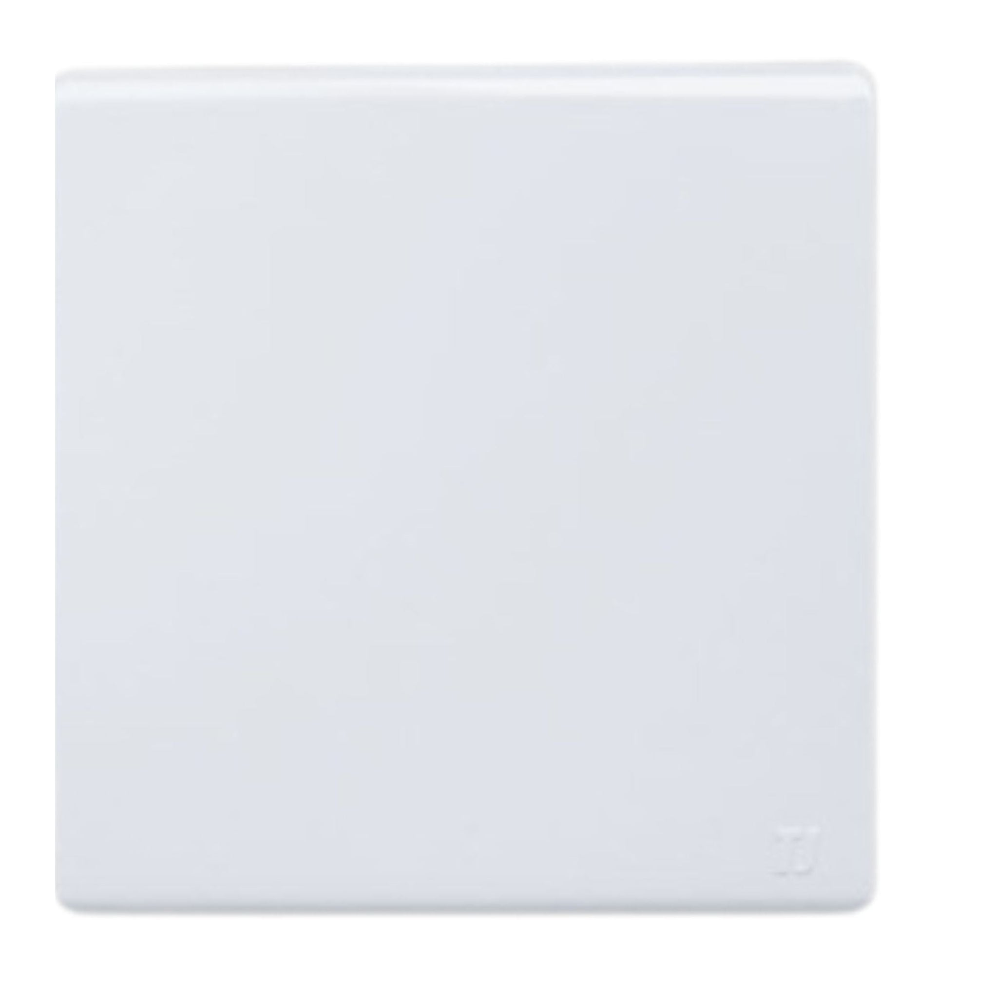 White TJ V8 1 Gang Switch 1 Way with sleek design and durable polycarbonate material